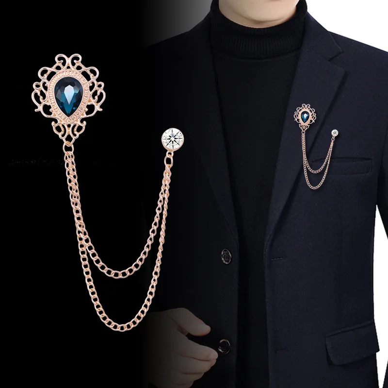 Men Accessories Chain - Nueva cadena de borla Vintage, Pin