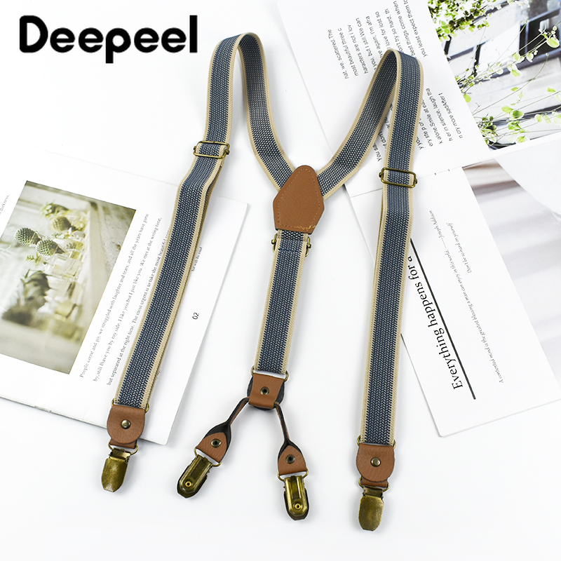 Men'S Accessories Types - Deepeel- Tirantes Retro para hombre, 2/2,5x120cm,