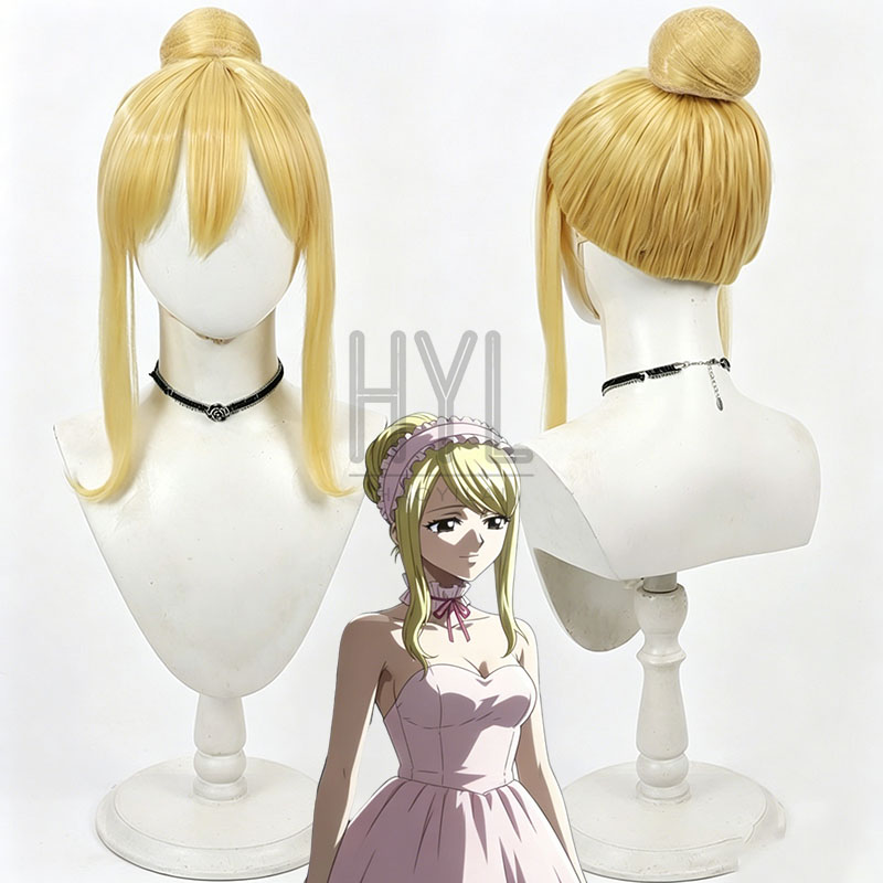 Men Accessories Look - Peluca de Cosplay de Anime Lucy
