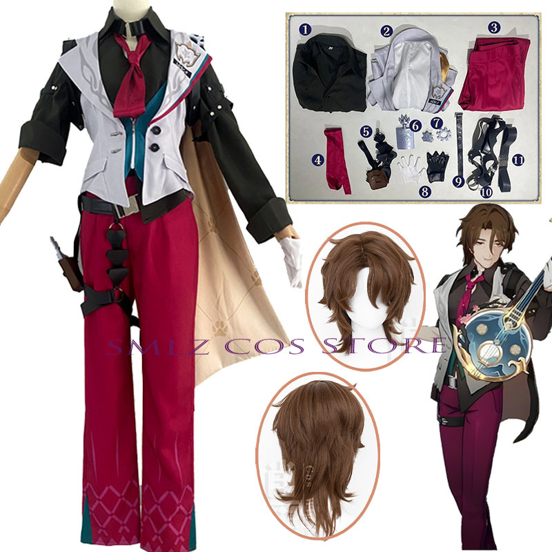 Men Accessories For Party - Gallagher-Disfraz de Honkai Star Rail para