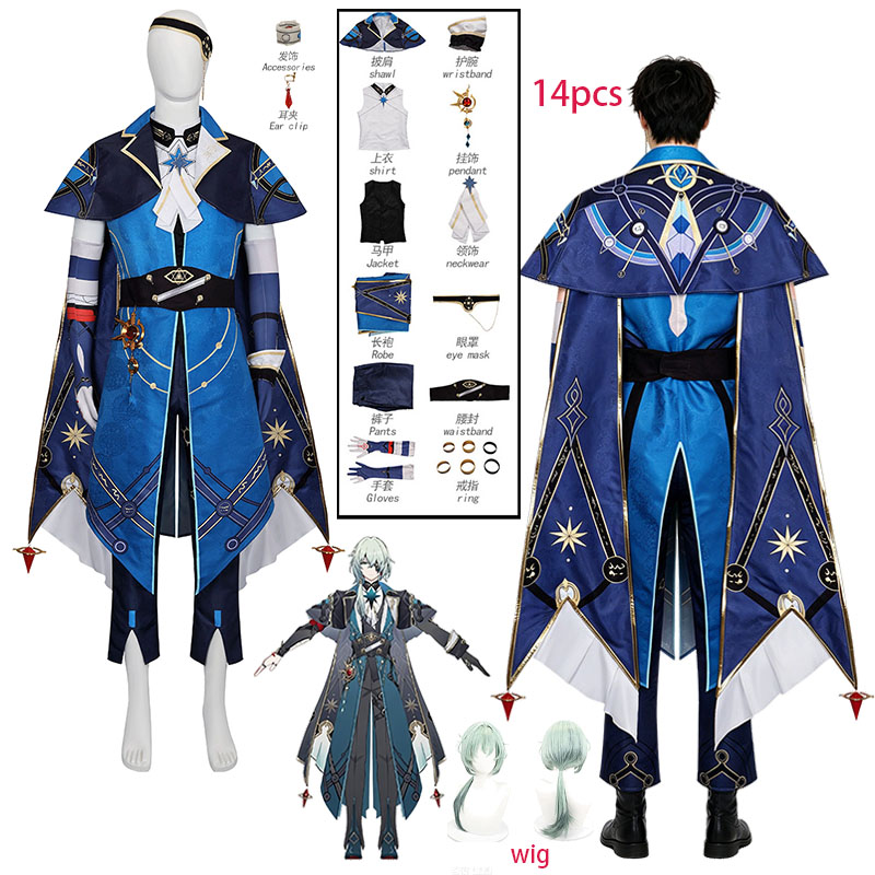 Men Accessories For Party - Disfraz de Cosplay de Anaxagoras del