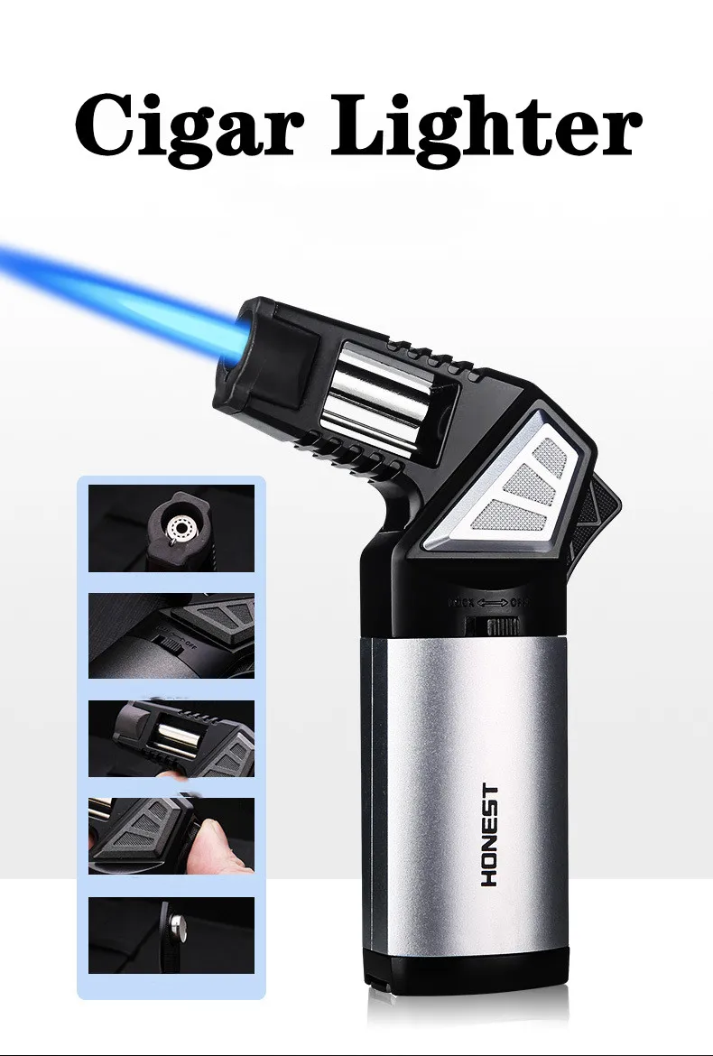 Lighter Windproof - Encendedor de Gas butano a prueba