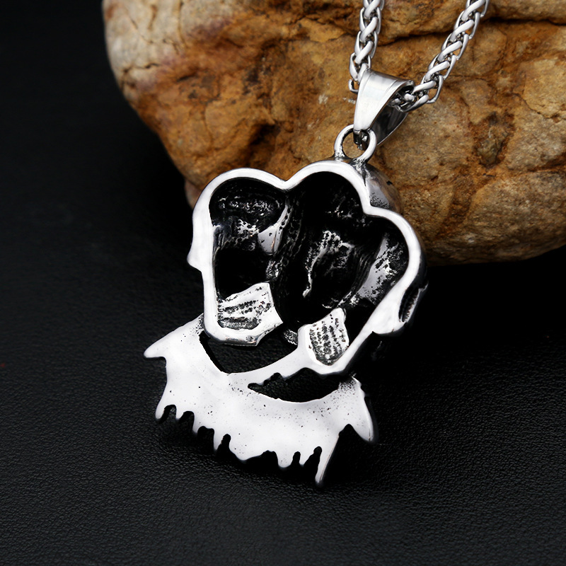 Collar de aleación con calaver - Men Accessories Look reseña y precio