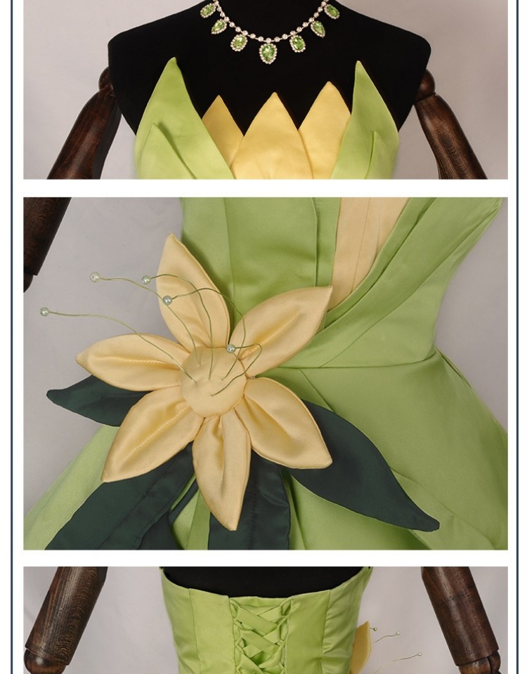 Disfraz de princesa Tiana, dis - Men Accessories For Party reseña y precio