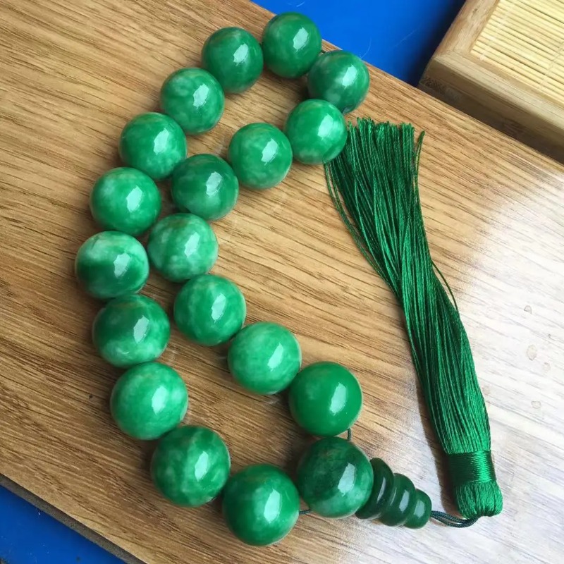 Pulsera de Jade verde Natural  - Bead Bracelet Men reseña y precio