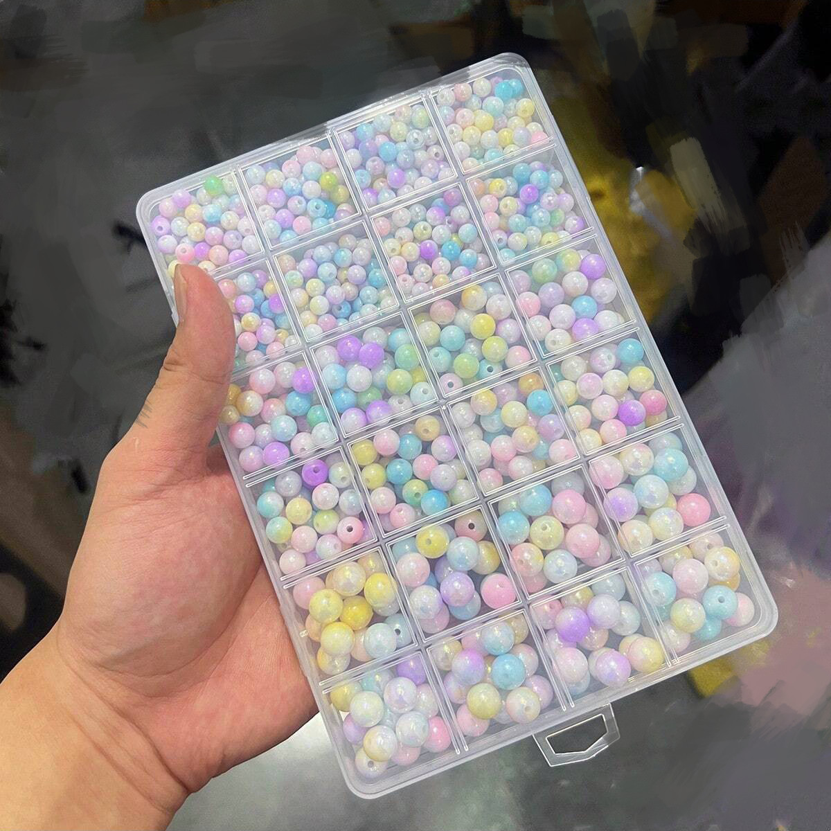Caja de 800 piezas/24 comparti - Bead Bracelet Men reseña y precio