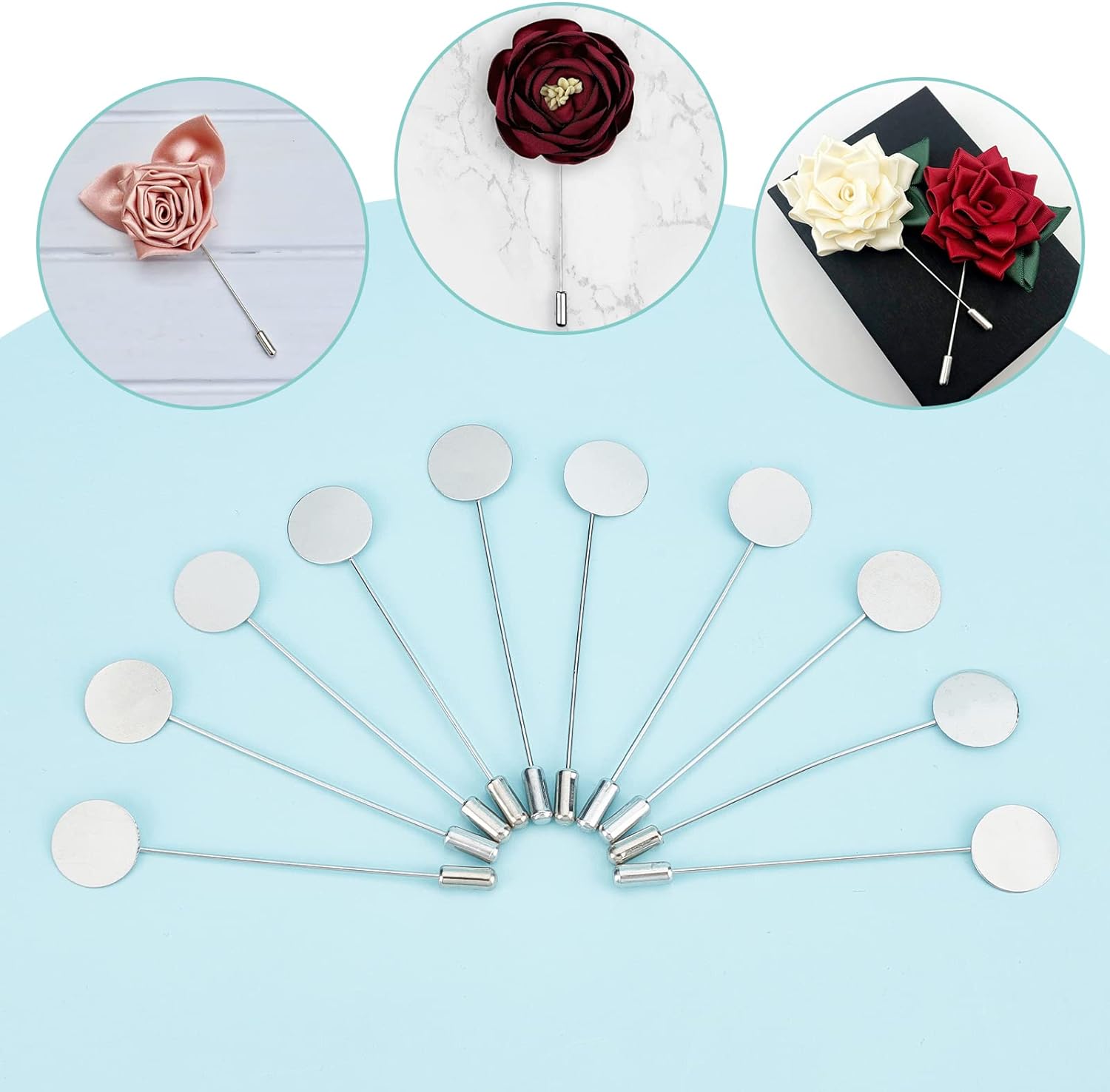 1 caja de 60 uds. Pin de solap - Men'S Accessories Tray reseña y precio