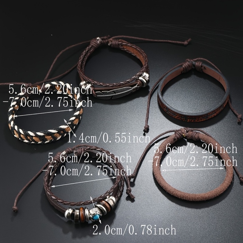 Miss JQ 6 unids/set Vintage PU - Men Accessories Look reseña y precio