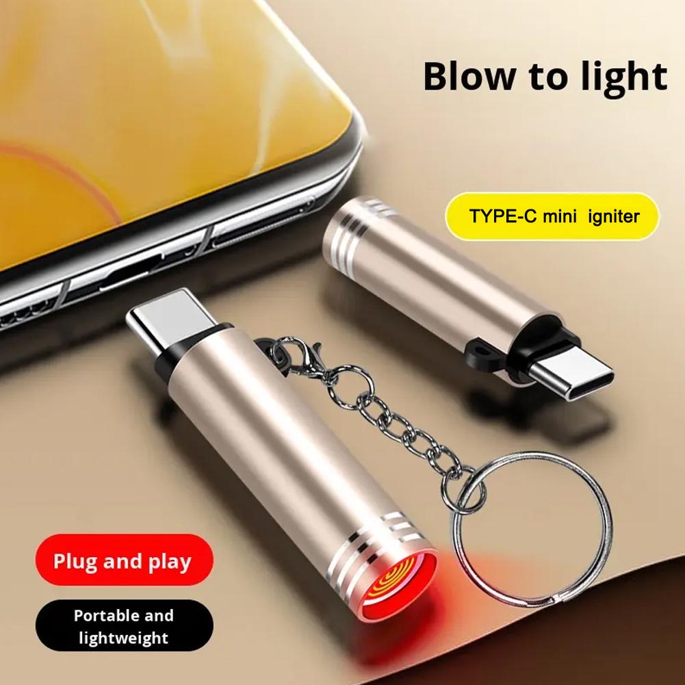 Mini encendedor tipo C para en - Lighter Windproof reseña y precio