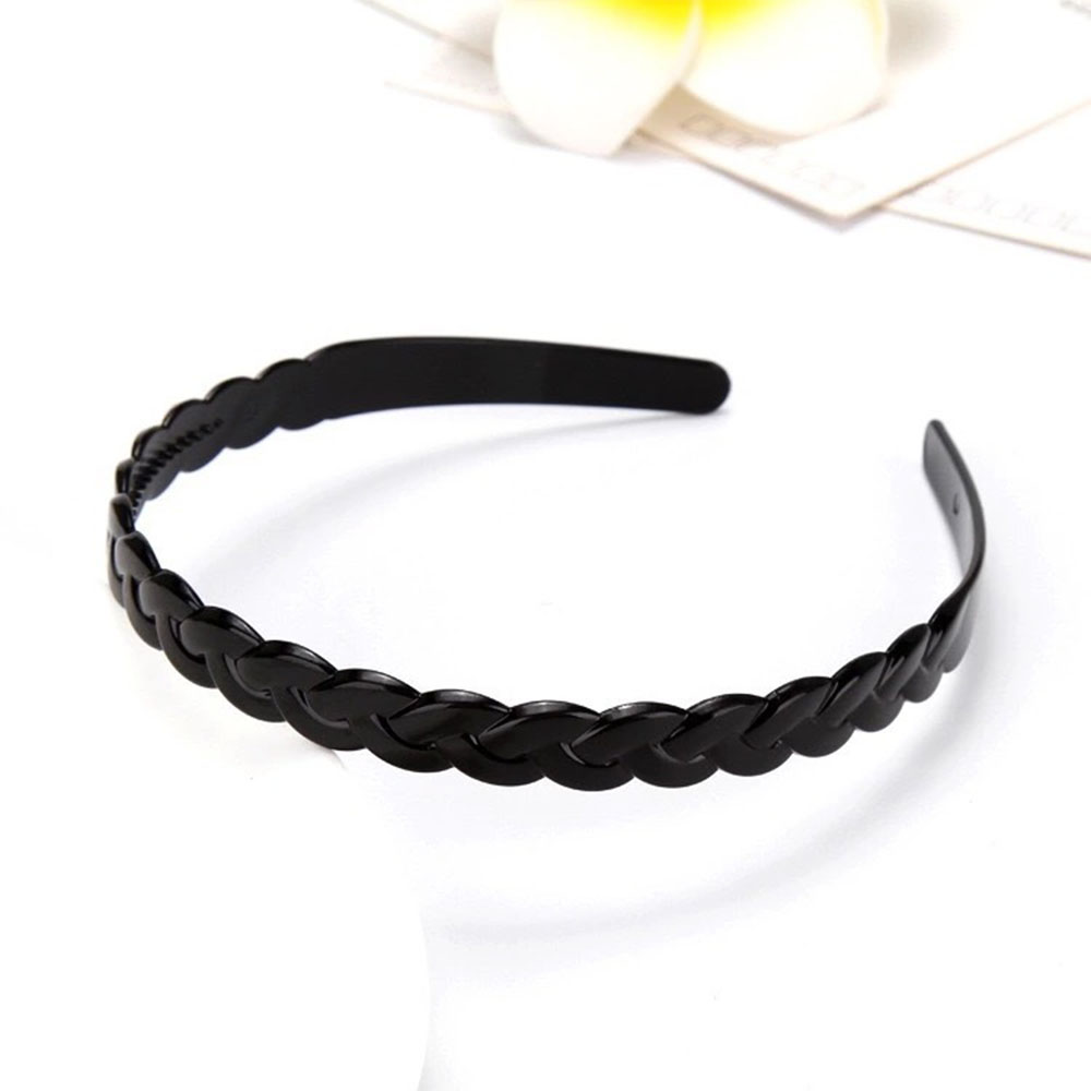 Diadema de resina negra ondula - Men Accessories Shop reseña y precio
