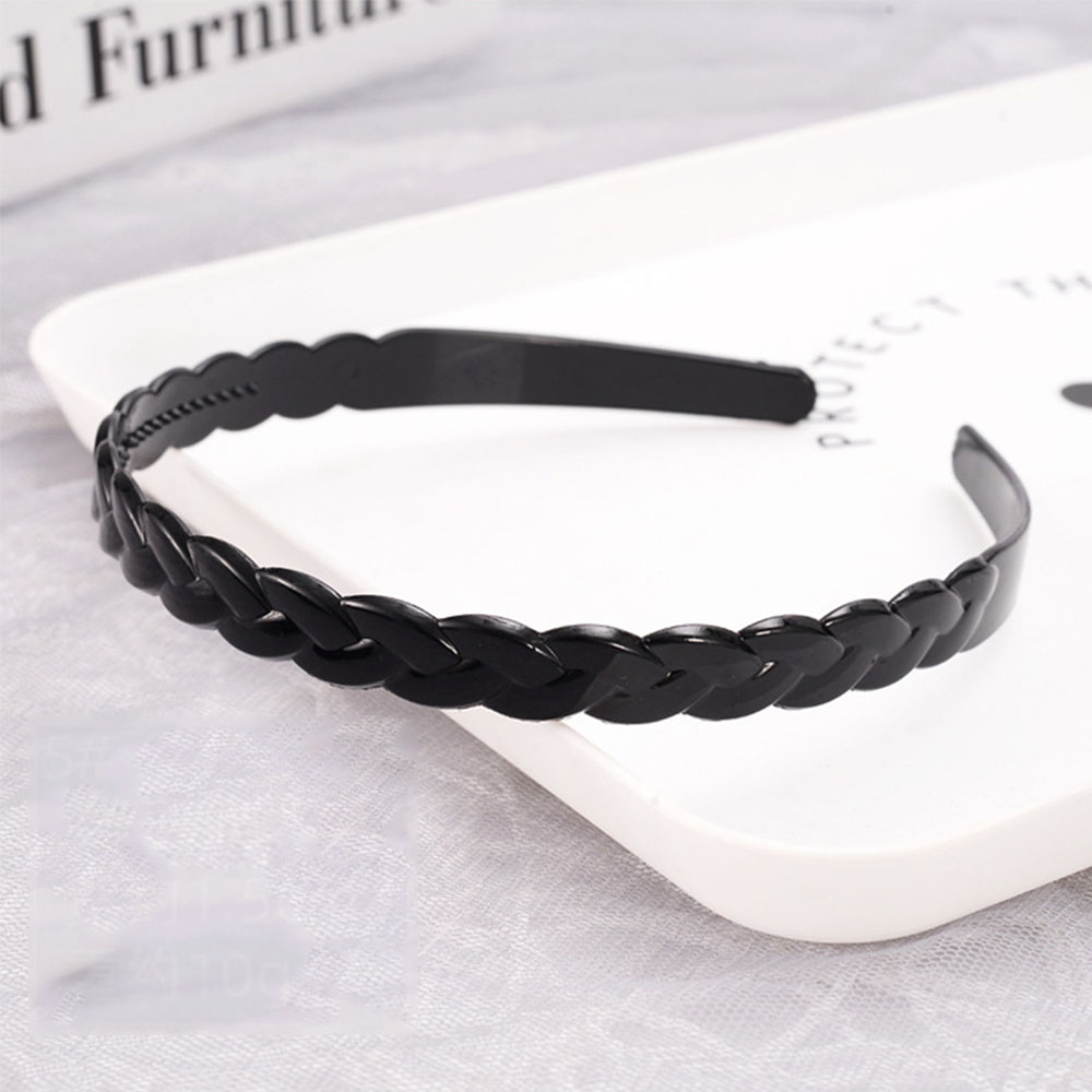 Diadema de resina negra ondula - Men Accessories Shop reseña y precio