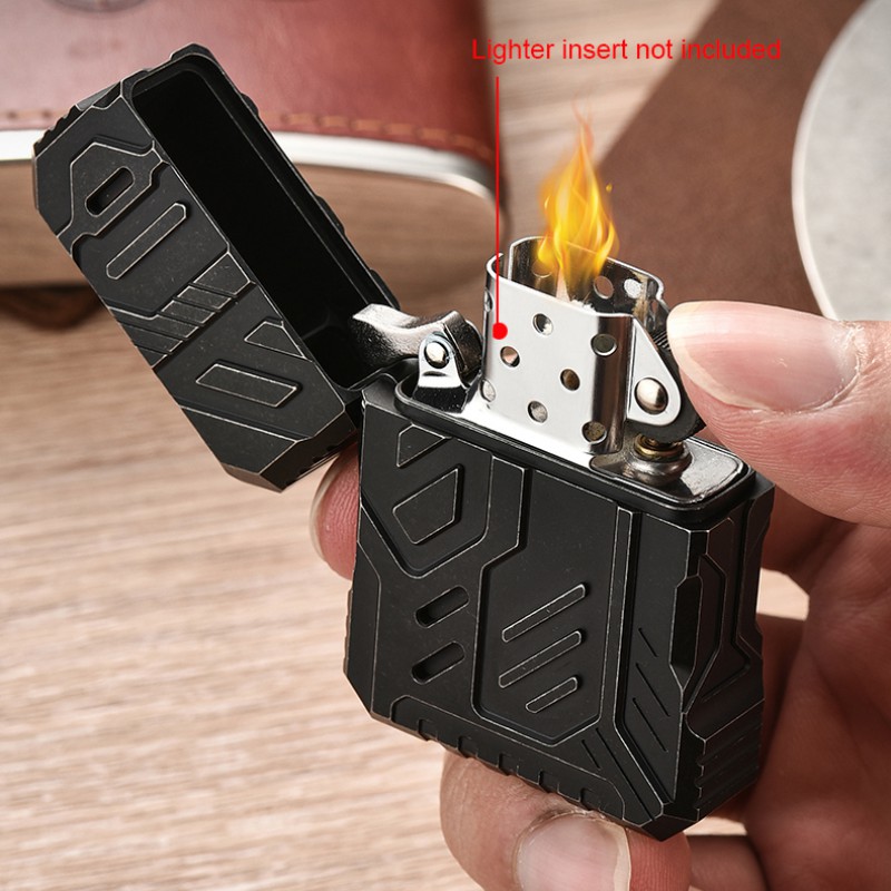 Caja de encendedor de aleación - Lighter Windproof reseña y precio