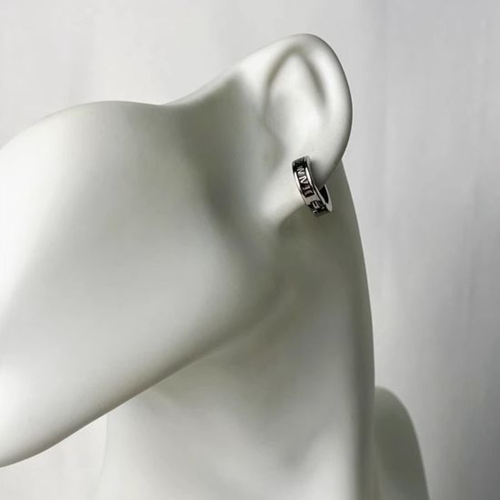 1 par de pendientes retro con  - Men Accessories Look reseña y precio