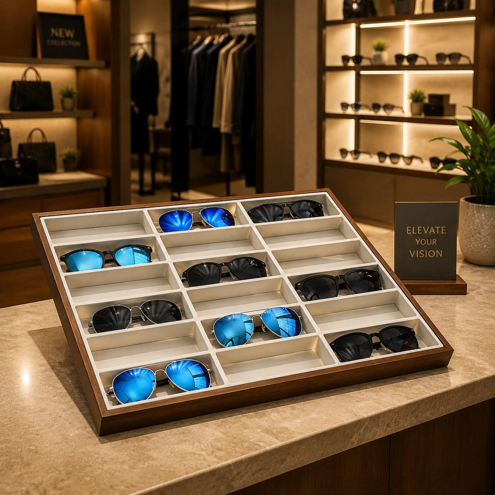 Bandeja expositora de gafas, c - Men'S Accessories Tray reseña y precio