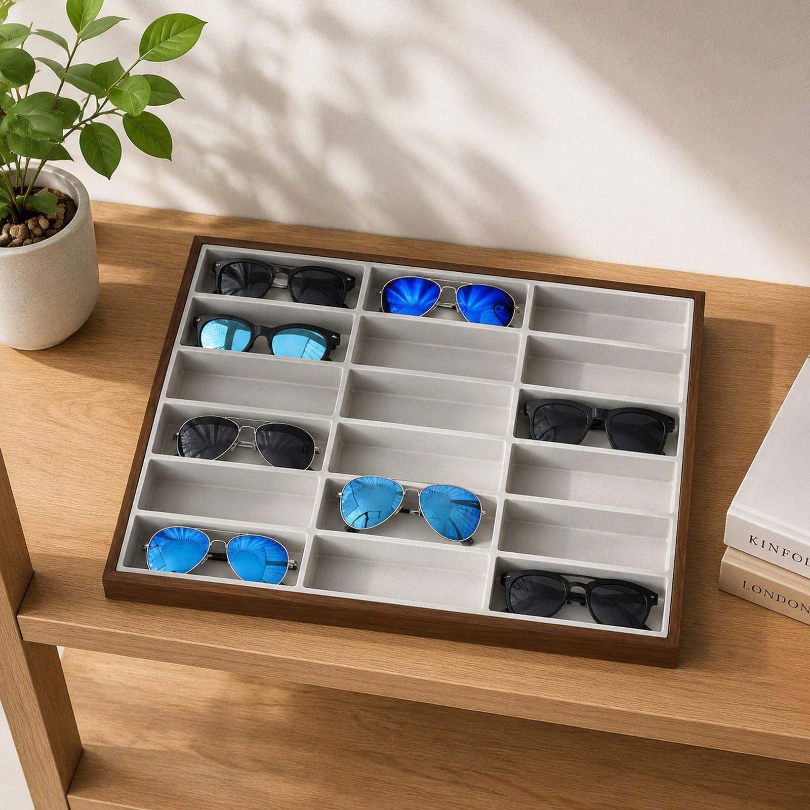 Bandeja expositora de gafas, c - Men'S Accessories Tray reseña y precio