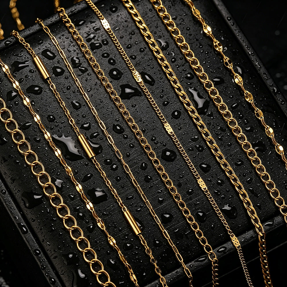Cadenas largas cruzadas de ace - Men Accessories Chain reseña y precio