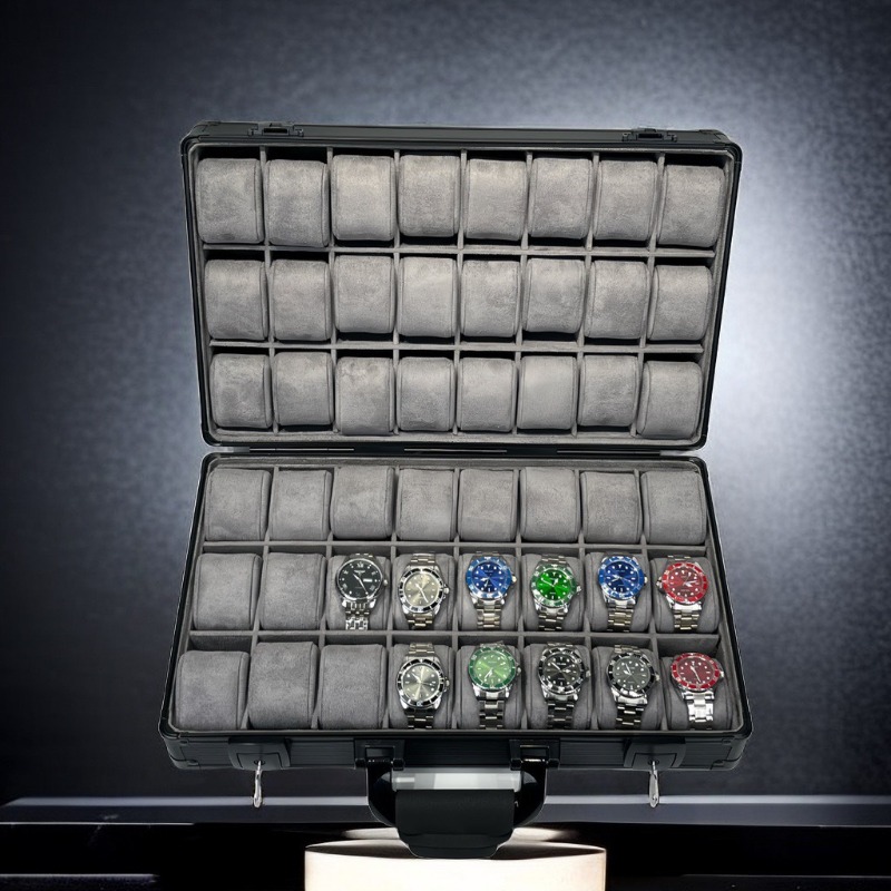 Caja de reloj verde de alumini - Men'S Accessories Tray reseña y precio