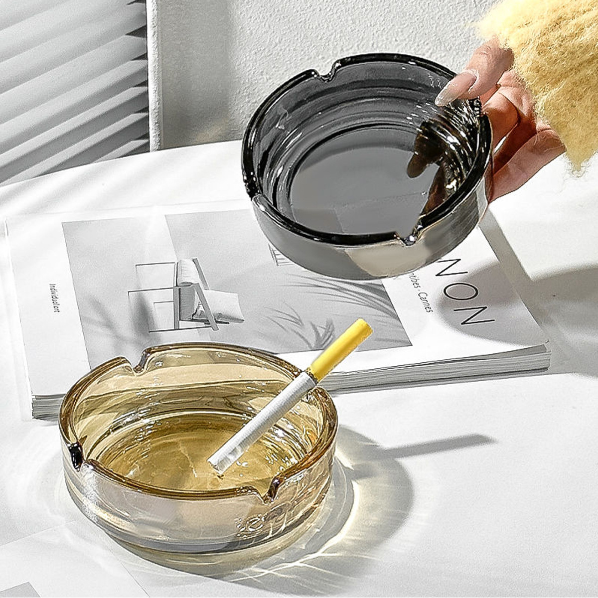 Cenicero de Vidrio Transparent - Men'S Accessories Tray reseña y precio