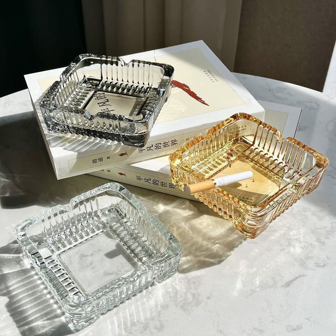 Cenicero de Vidrio Transparent - Men'S Accessories Tray reseña y precio