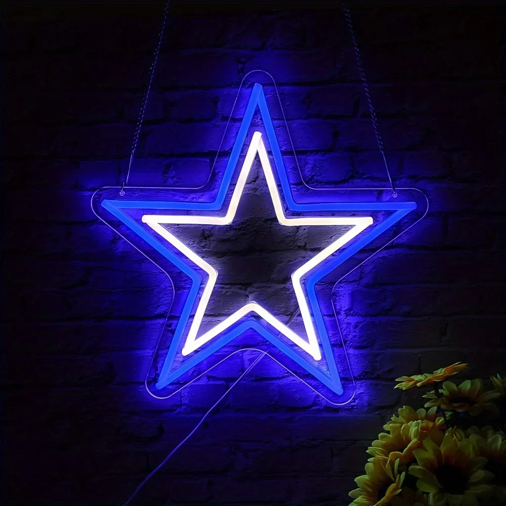 Letrero de neón LED de estrell - Men Accessories Shop reseña y precio