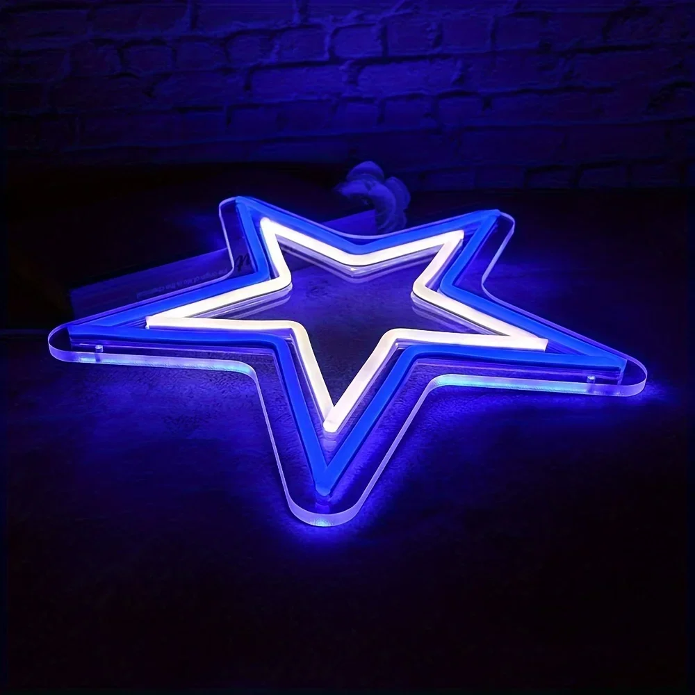 Letrero de neón LED de estrell - Men Accessories Shop reseña y precio